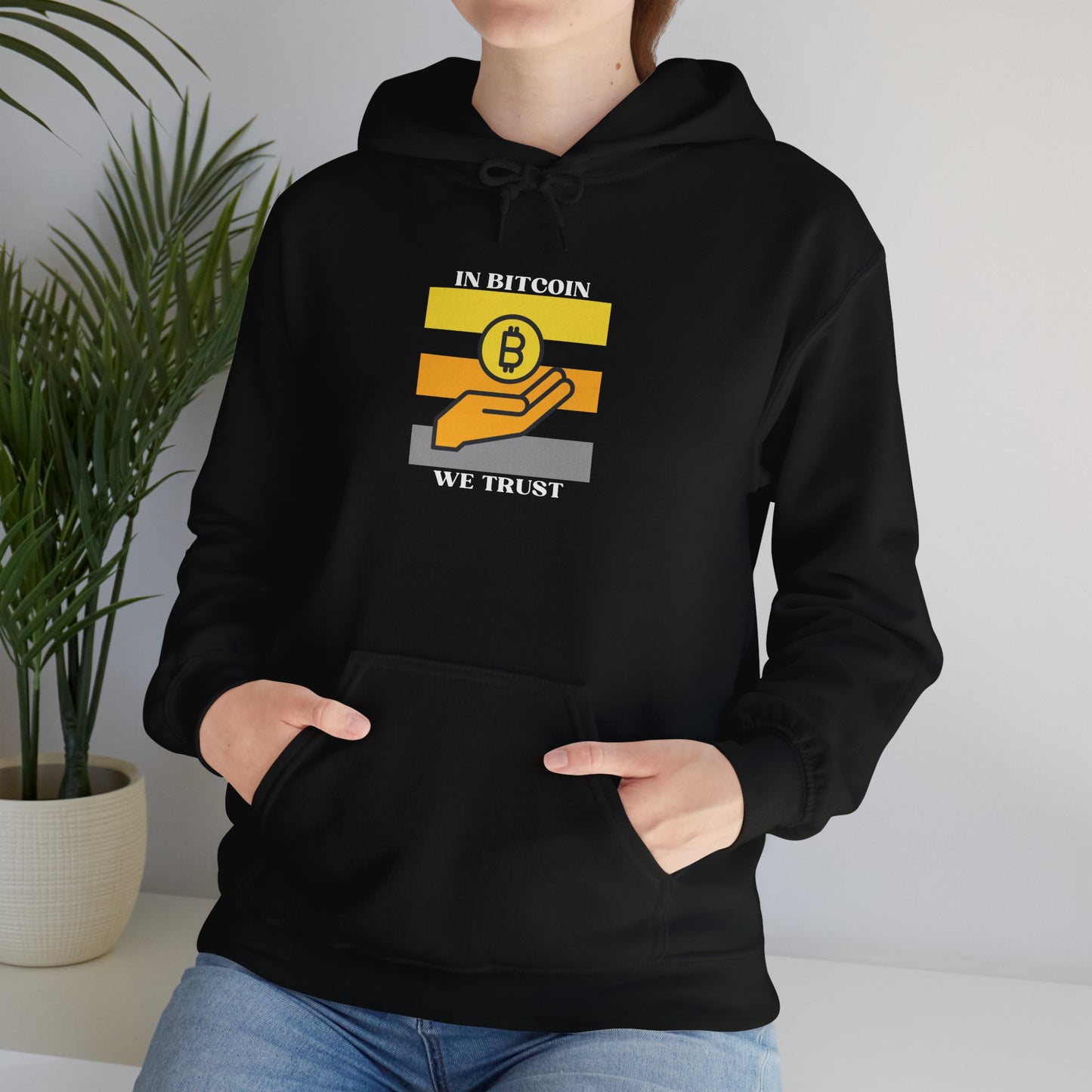 In Bitcoin We Trust Pullover Hoodie (Black)