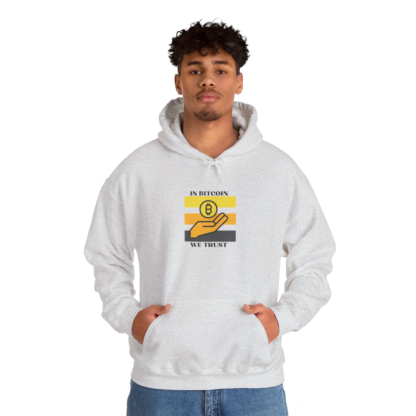 In Bitcoin We Trust Pullover Hoodie (Ash)