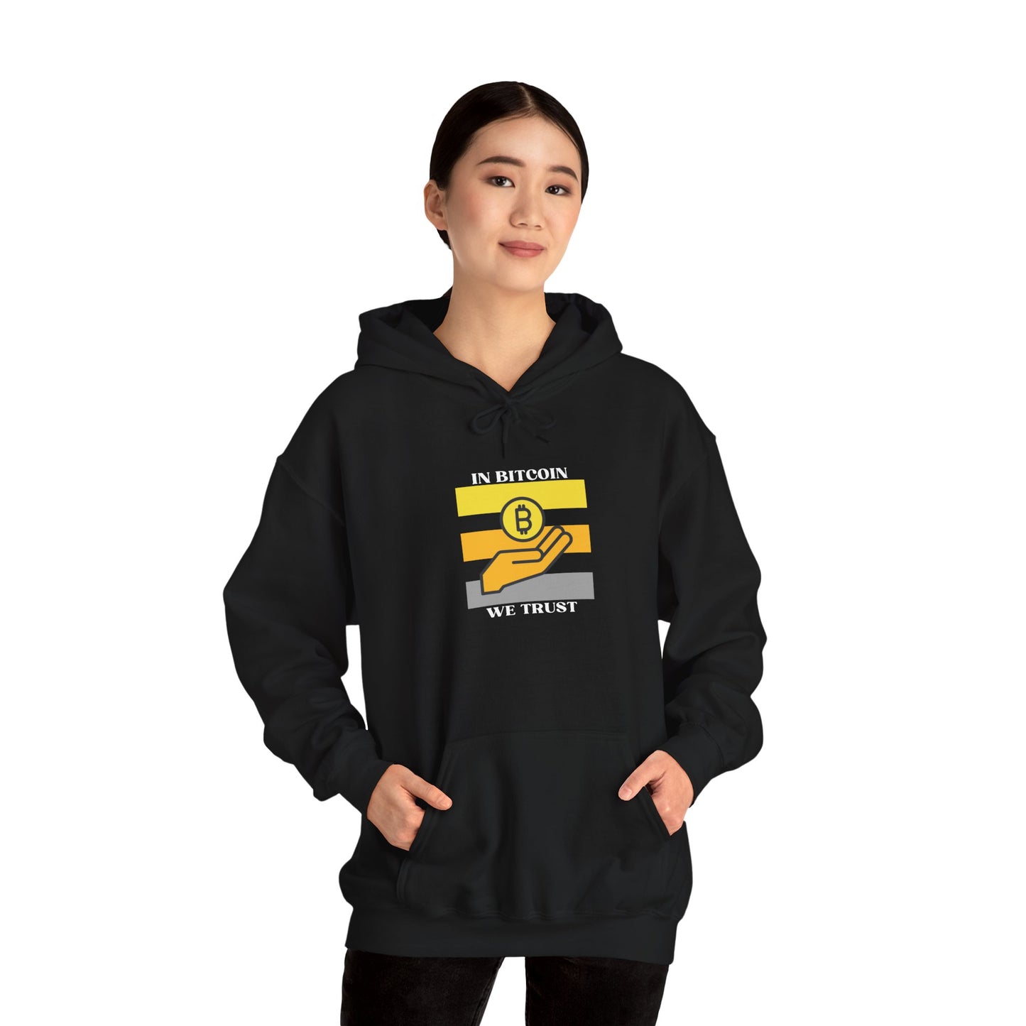 In Bitcoin We Trust Pullover Hoodie (Black)