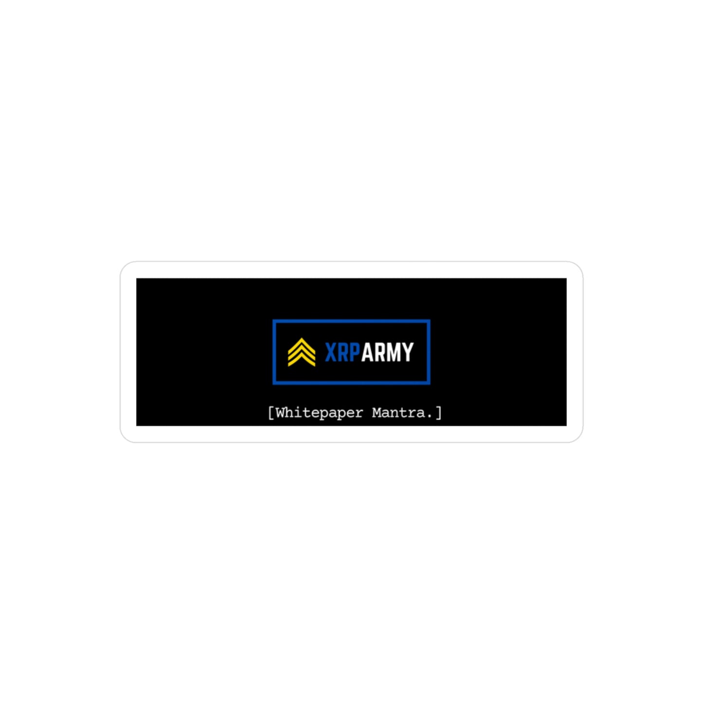 XRP Army Sticker